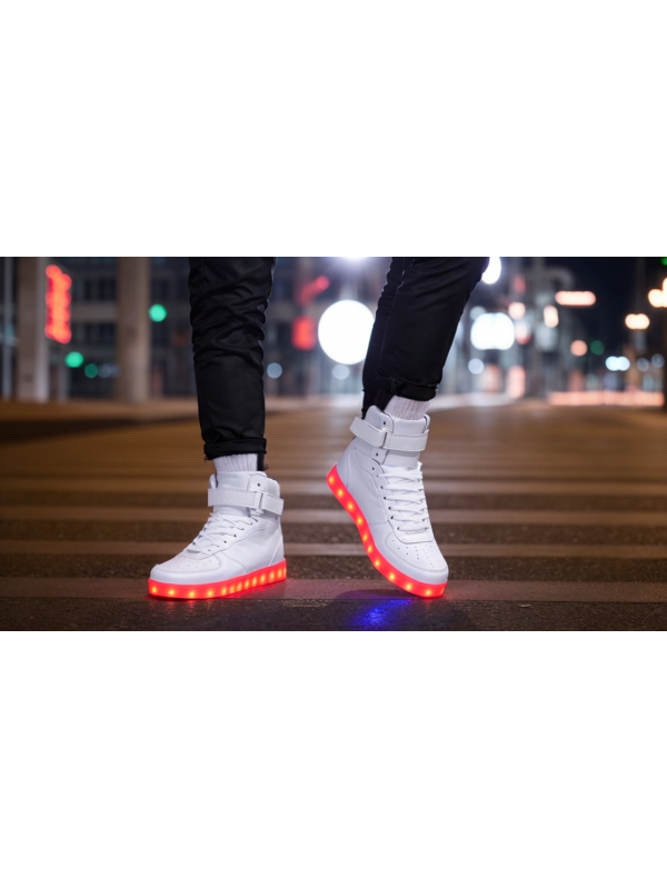 LED Light Multi Color unisex rechargeable light up shoes